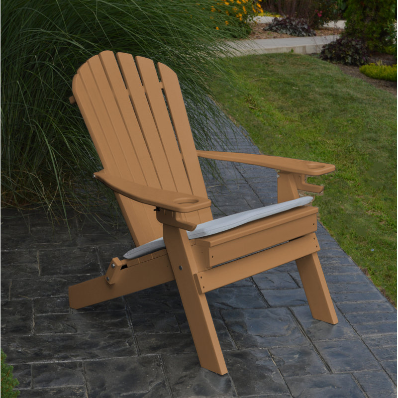 Highland Dunes Ashburt Plastic/Resin Folding Adirondack Chair &amp; Reviews ...